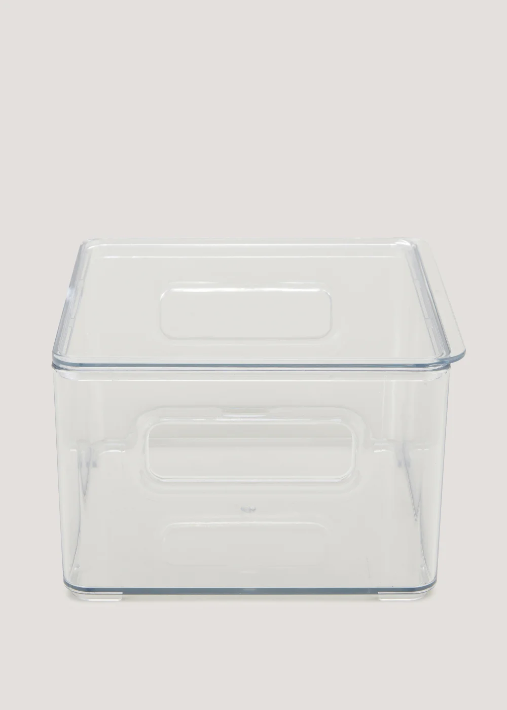 Clear Acrylic Fridge Organiser With Lid Image 1