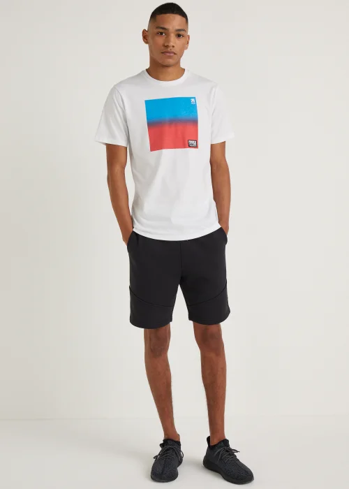 US Athletic White Ombre Print T-Shirt - Extra small Image 4