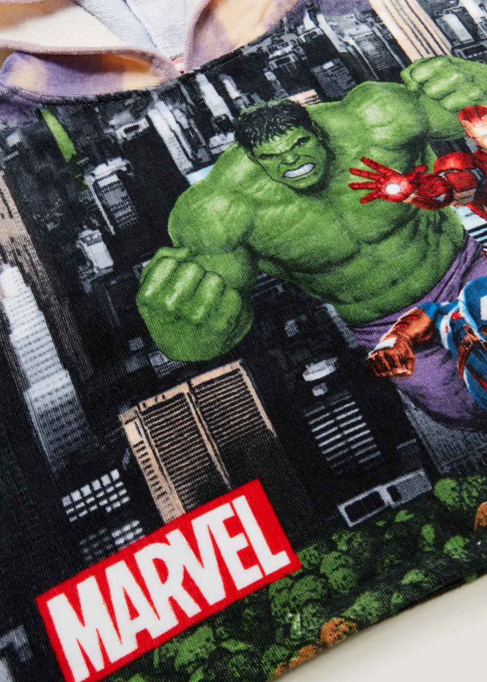 Kids Multicoloured Marvel Hooded Beach Towel Poncho (9mths-6yrs) - S/M Image 2