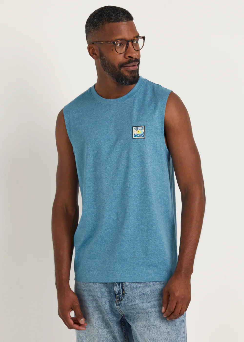 Blue Badge Vest Top - Small Image 1