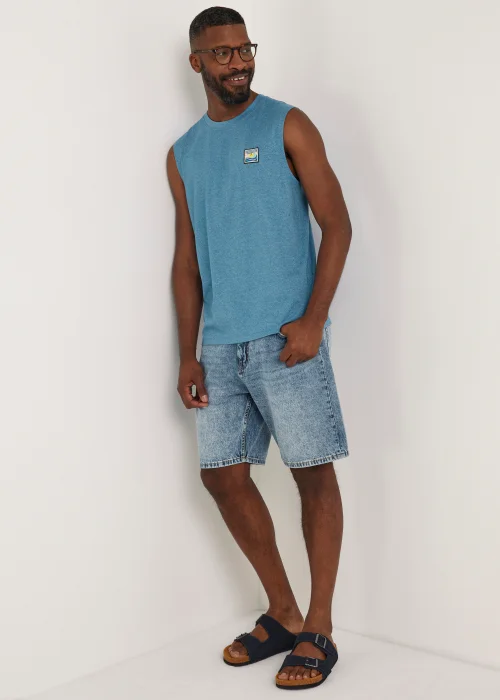 Blue Badge Vest Top - Small Image 4