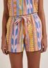 Multicoloured Neon Aztec Co-Ord Shorts - 8 Image 3
