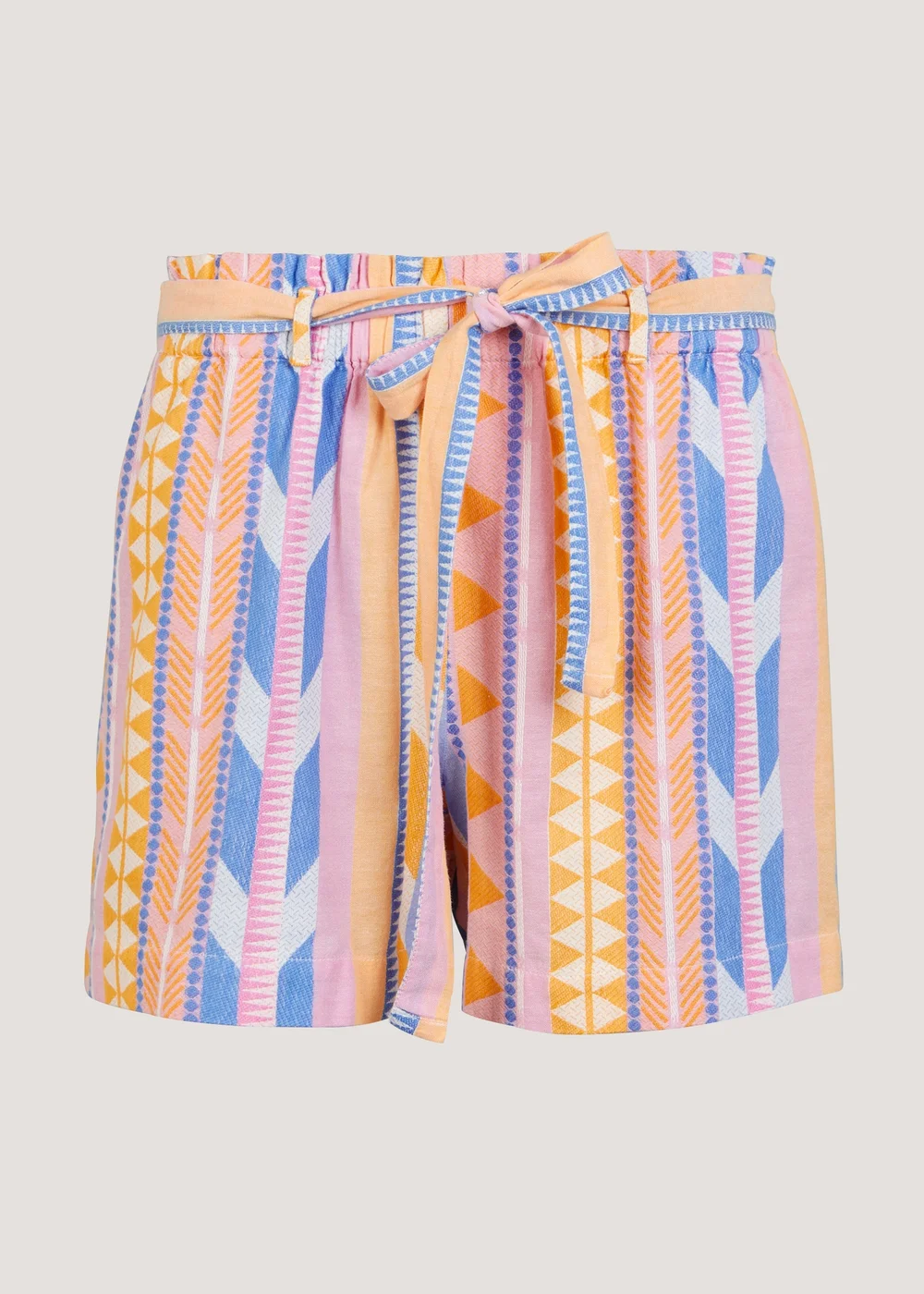 Multicoloured Neon Aztec Co-Ord Shorts - 8 Image 5