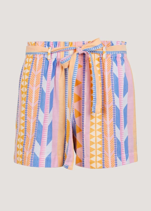 Multicoloured Neon Aztec Co-Ord Shorts - 8 Image 5