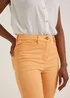 April Orange Ankle Grazer Super Skinny Jeans - Size 8 Image 3