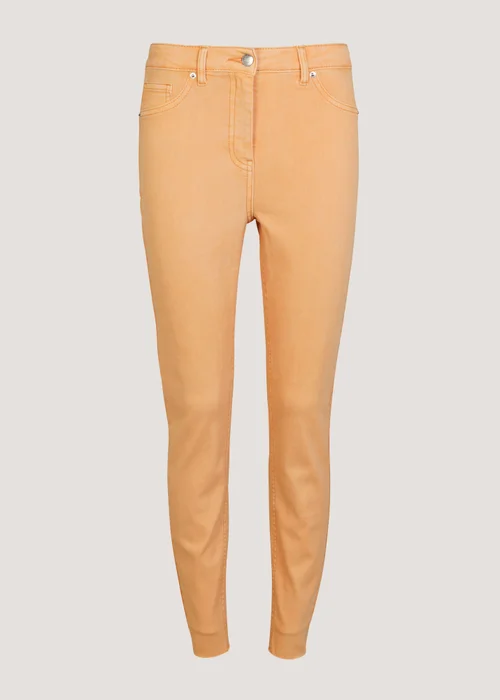 April Orange Ankle Grazer Super Skinny Jeans - Size 8 Image 5
