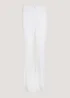 White Skinny Flared Jeans - Size 8 Image 5