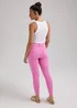 April Pink Ankle Grazer Super Skinny Jeans - Size 8 Image 2