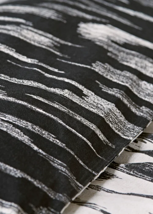 Monochrome Mark Print Reversible Duvet Cover - Single Image 2
