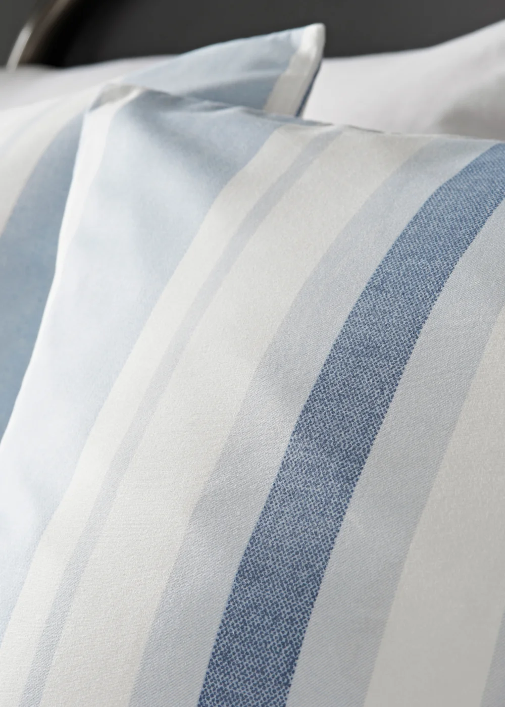 Blue Stripe Duvet Cover - Single Image 3