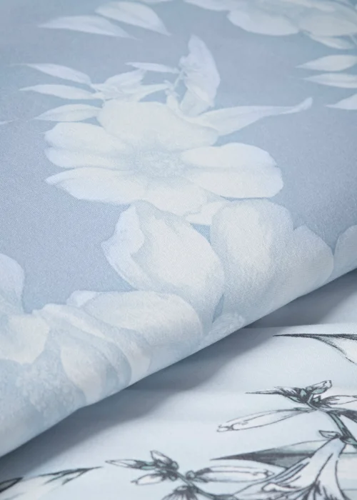 Blue Floral Duvet Cover - Single Image 3