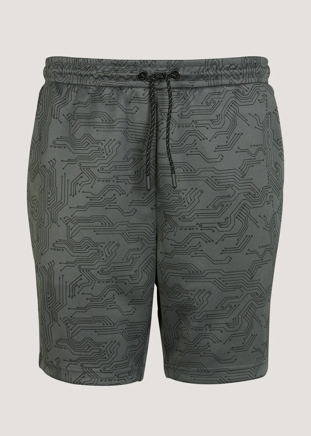 US Athletic Charcoal Code Print Shorts - XS Image 5