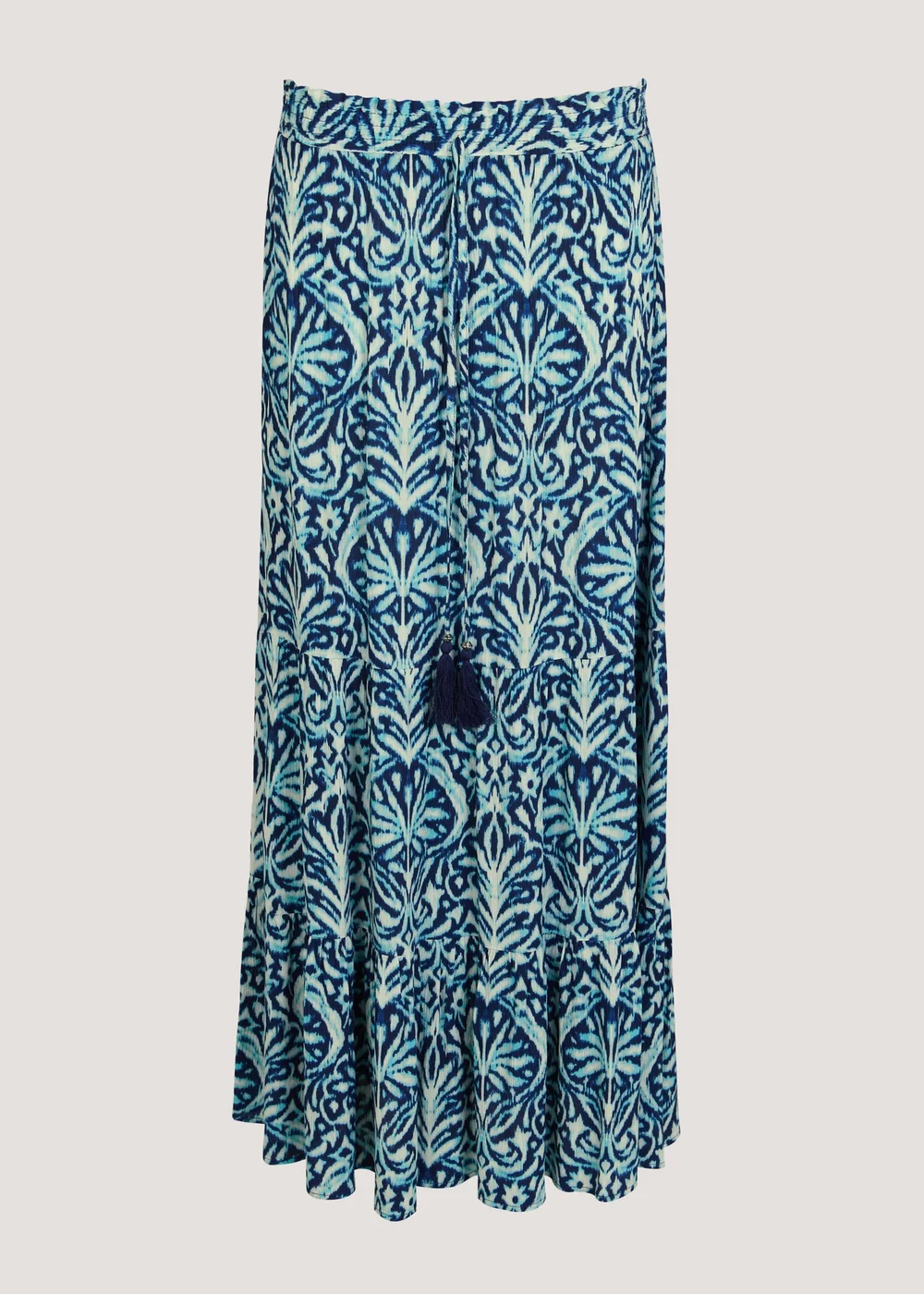 Blue Crinkle Co-Ord Maxi Skirt - 8 Image 5
