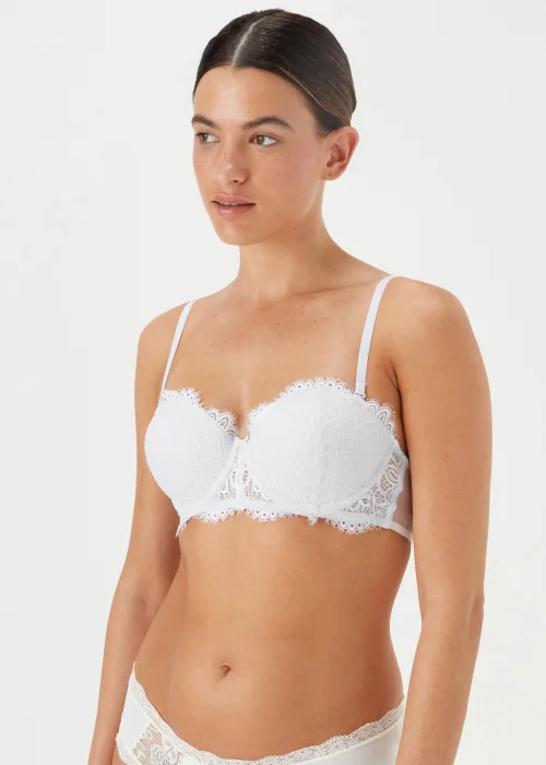 White Lace Multiway Bra - 32A Image 1