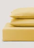 Yellow Super Soft Fitted Bed Sheet & Pillow Case Bundle - Single Image 1