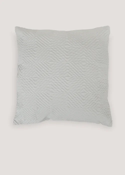 Grey Textured Cushion (40cm x 40cm) Image 1