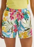 Multicoloured Floral Print Co-Ord Shorts - 8 Image 3