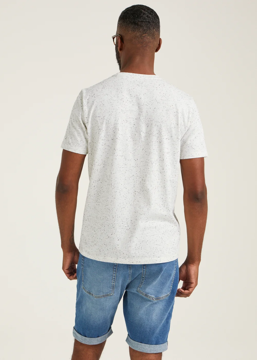 Ecru Best Dad Print T-Shirt - Small Image 2