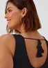 Papaya Curve Black Fitted Dress - 18 Image 3