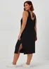Papaya Curve Black Fitted Dress - 18 Image 2