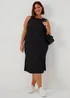 Papaya Curve Black Fitted Dress - 18 Image 4