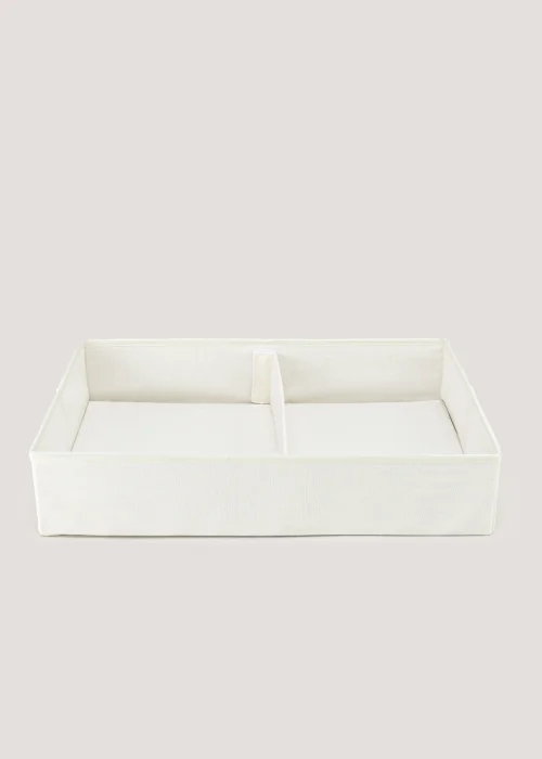 Cream Canvas Wardrobe Organiser (10cm x 50cm x 50cm) Image 1