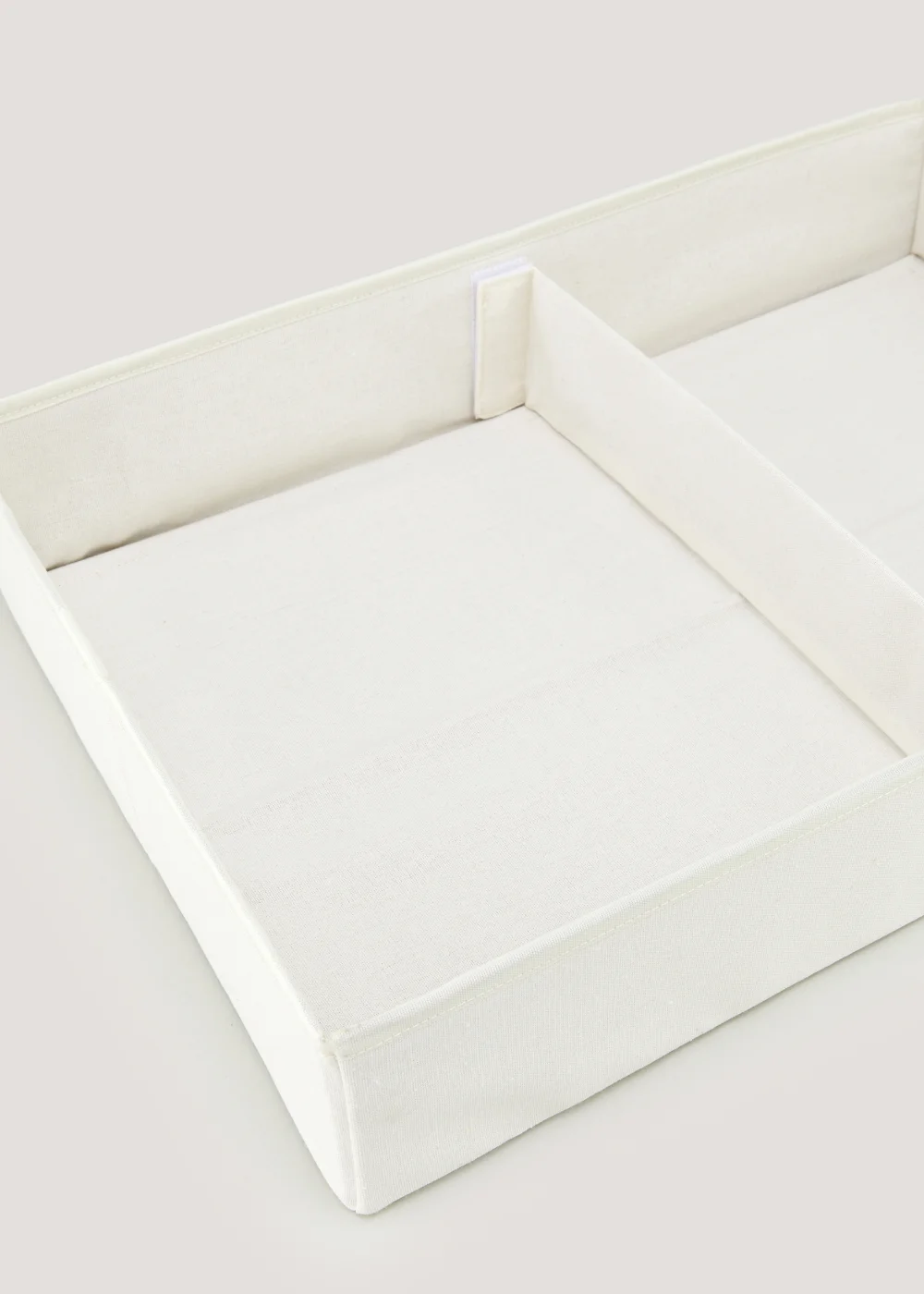 Cream Canvas Wardrobe Organiser (10cm x 50cm x 50cm) Image 2