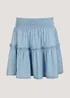 Mid Wash Ruffle Skirt - Size 8 Image 5