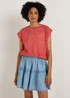 Mid Wash Ruffle Skirt - Size 8 Image 1