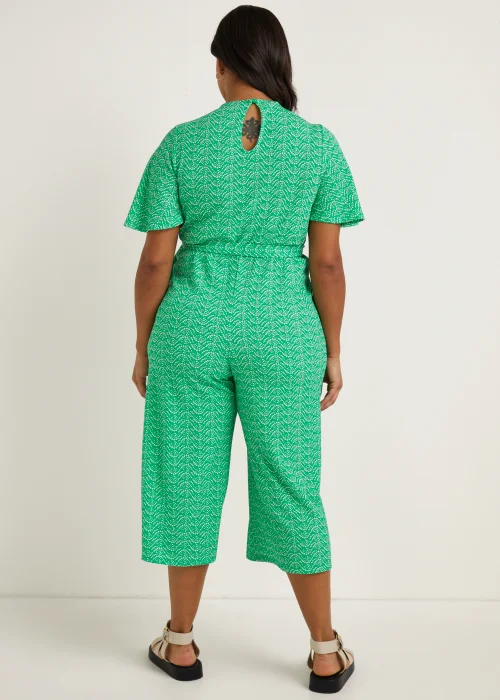 Papaya Curve Green Print Jumpsuit - 18 Image 2