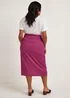 Papaya Curve Pink Wrap Skirt - Size 18 Image 2