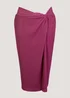 Papaya Curve Pink Wrap Skirt - Size 18 Image 5