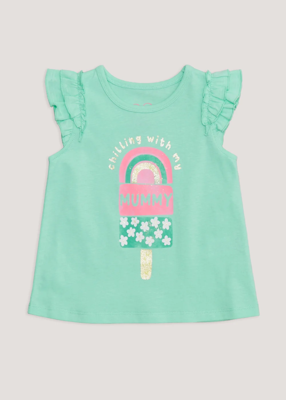 Girls Lime Ice Lolly Print T-Shirt (9mths-6yrs) - 2-3 Yrs Image 1