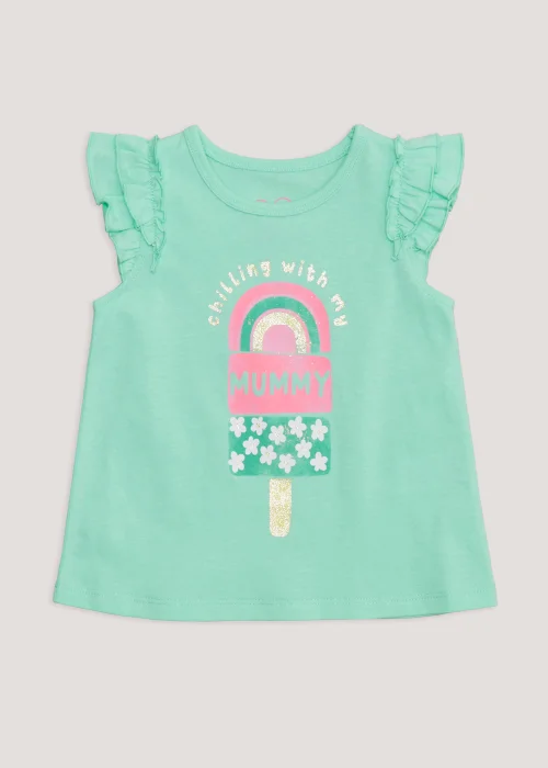 Girls Lime Ice Lolly Print T-Shirt (9mths-6yrs) - 2-3 Yrs Image 1