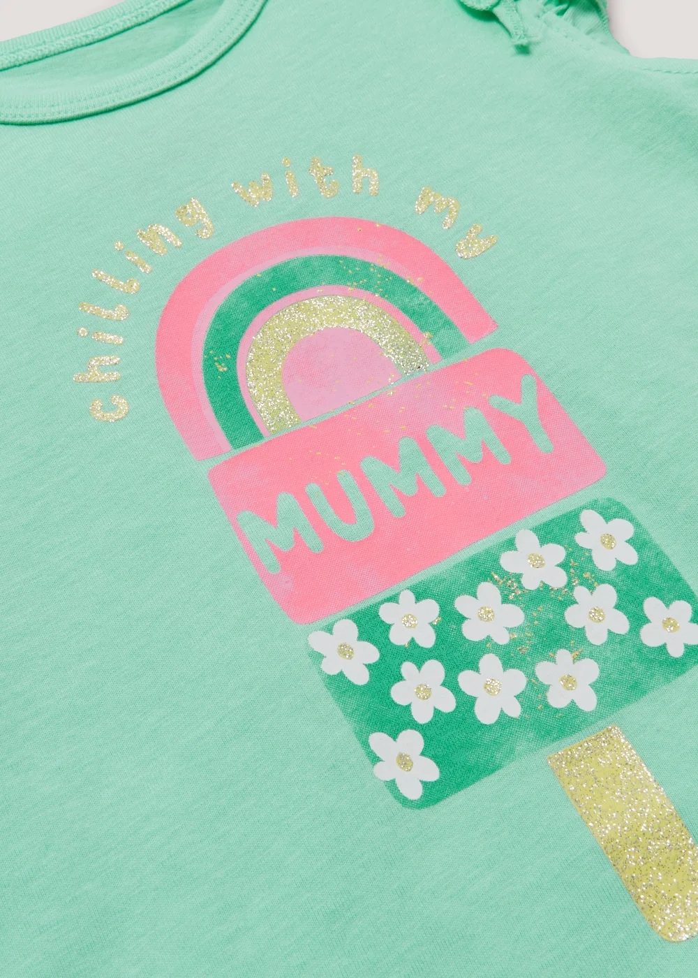 Girls Lime Ice Lolly Print T-Shirt (9mths-6yrs) - 2-3 Yrs Image 2