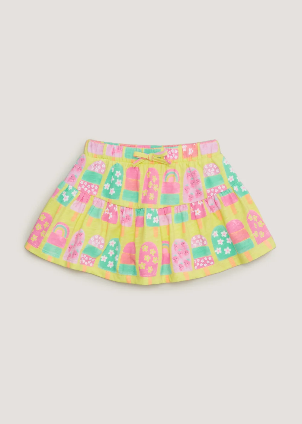 Girls Yellow Ice Lolly Skort (9mths-6yrs) - Age 9 - 12 Months Image 1
