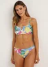 Multicoloured Tropical Floral Bikini Bottoms - Size 8 Image 1