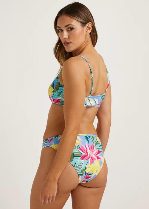 Multicoloured Tropical Floral Bikini Bottoms - Size 8 Image 2
