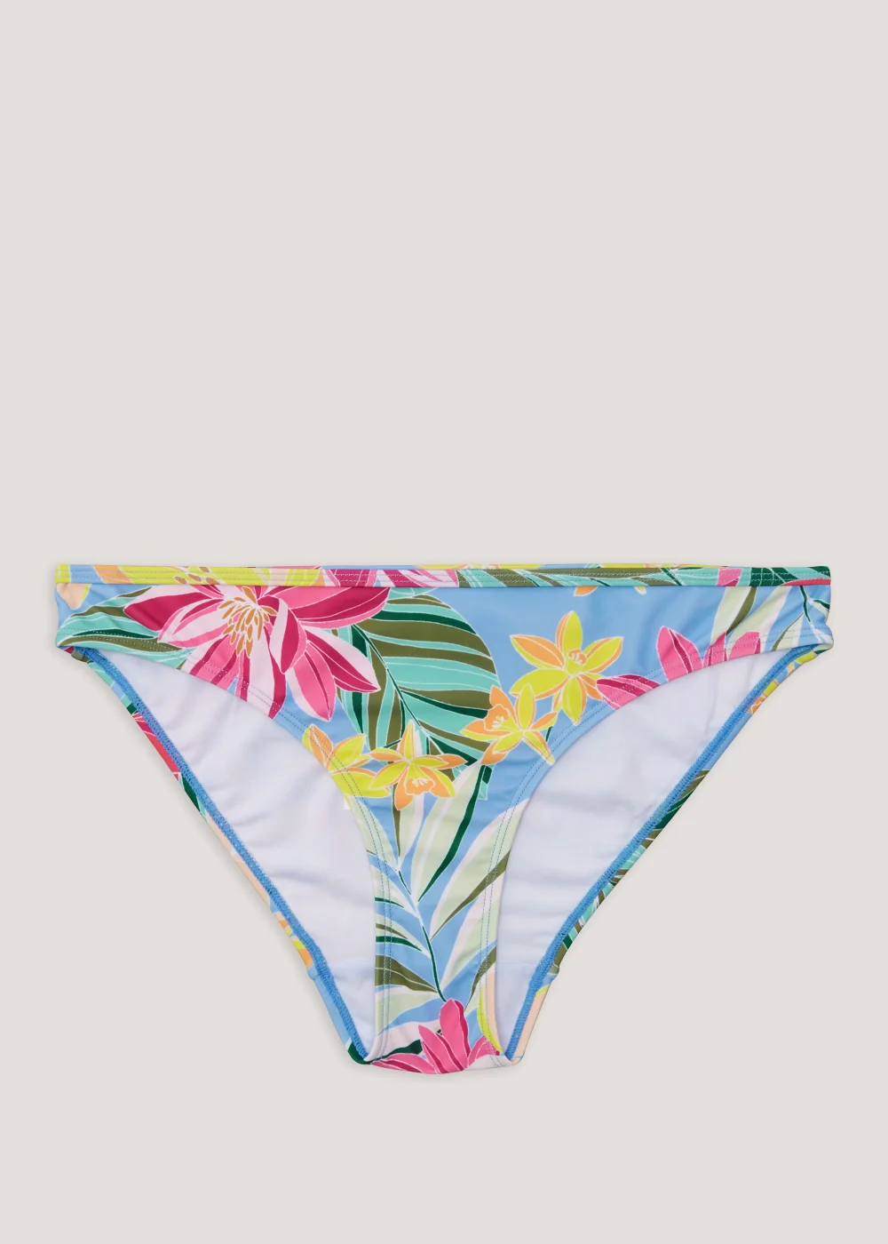 Multicoloured Tropical Floral Bikini Bottoms - Size 8 Image 4