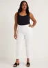 Papaya Curve White Ankle Grazer Jeans - Size 18 Image 1