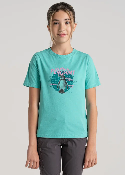 Craghopper Kids Green Ellis T-Shirt (3-13yrs) - 5-6 Yrs Image 1