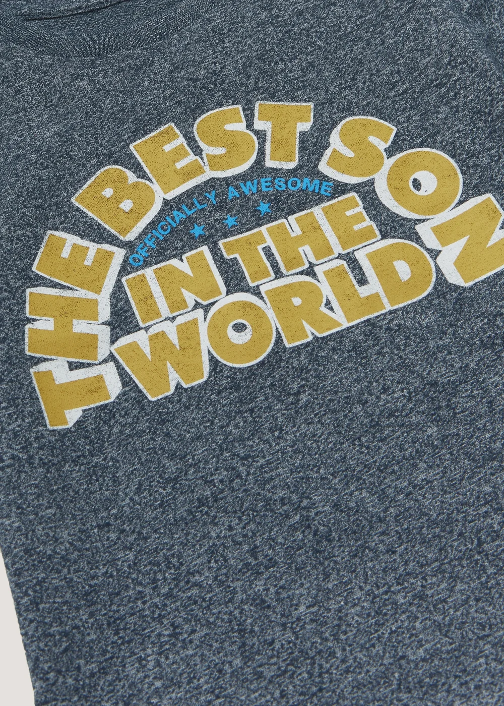 Boys Mini Me Navy The Best Son T-Shirt (9mths-6yrs) - Age 9 - 12 Months Image 2