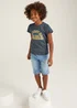 Boys Mini Me Navy The Best Son T-Shirt (9mths-6yrs) - Age 9 - 12 Months Image 4