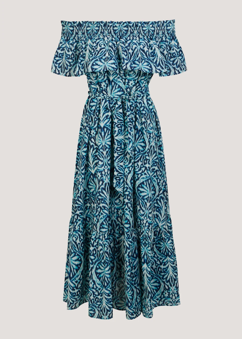 Blue Print Bardot Midaxi Dress - Size 8 Image 5