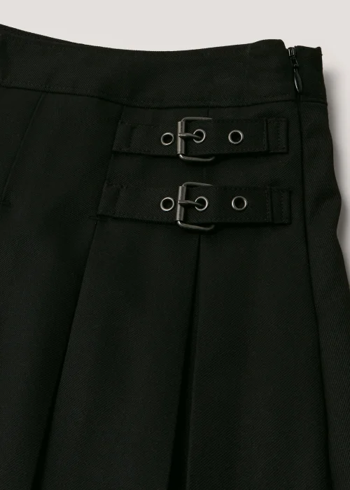 Girls Black Kilt School Skirt (8-16yrs) - 8 Yrs Image 2