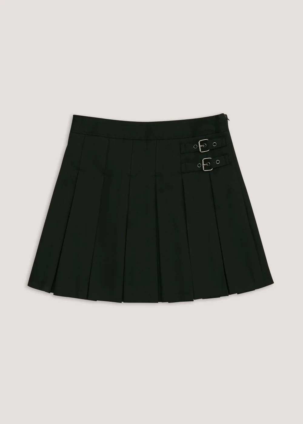 Girls Black Kilt School Skirt (8-16yrs) - 8 Yrs Image 1