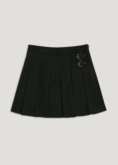 Girls Black Kilt School Skirt (8-16yrs) - 8 Yrs Image 1