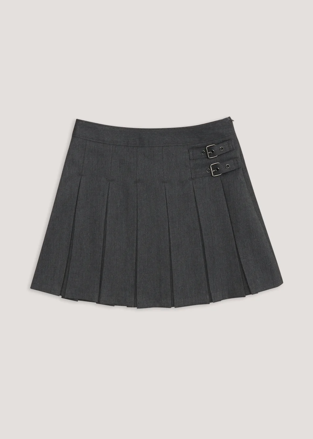 Girls Grey Kilt School Skirt (8-16yrs) - Age 8 Years Image 1