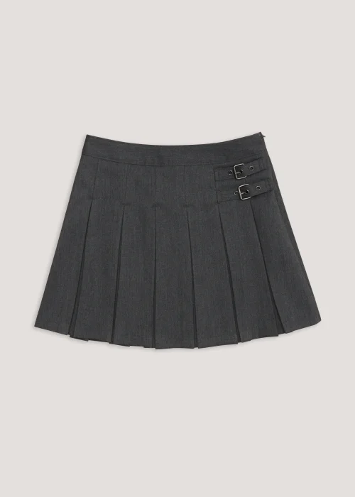 Girls Grey Kilt School Skirt (8-16yrs) - Age 8 Years Image 1