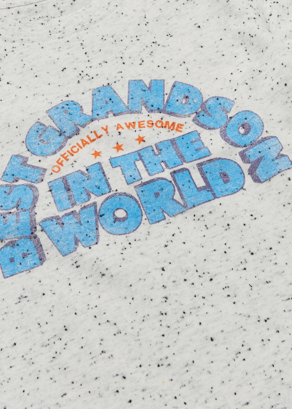 Boys Mini Me Ecru The Best Grandson T-Shirt (9mths-6yrs) - Age 9 - 12 Months Image 2